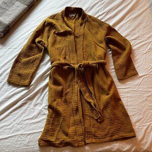 EUC Parachute Cloud Cotton Robe Unisex M Yellow